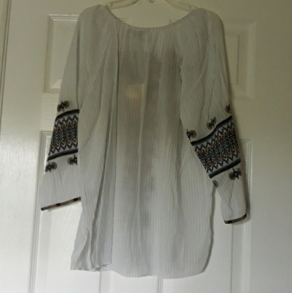 Johnny Was women’s Amika Peasant boho Blouse size Small - Picture 7 of 14